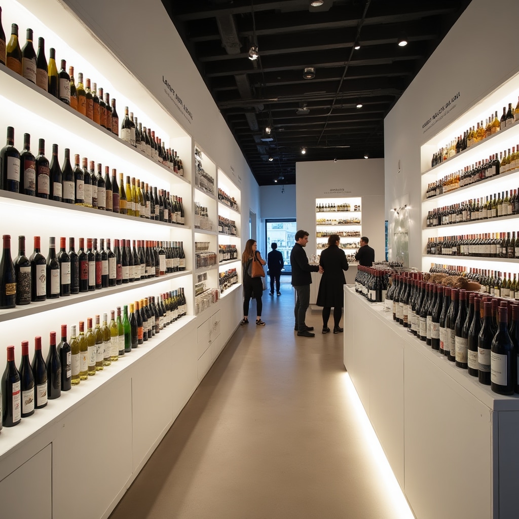 Cantina vinicola dopo la consulenza: spazio allestito professionalmente